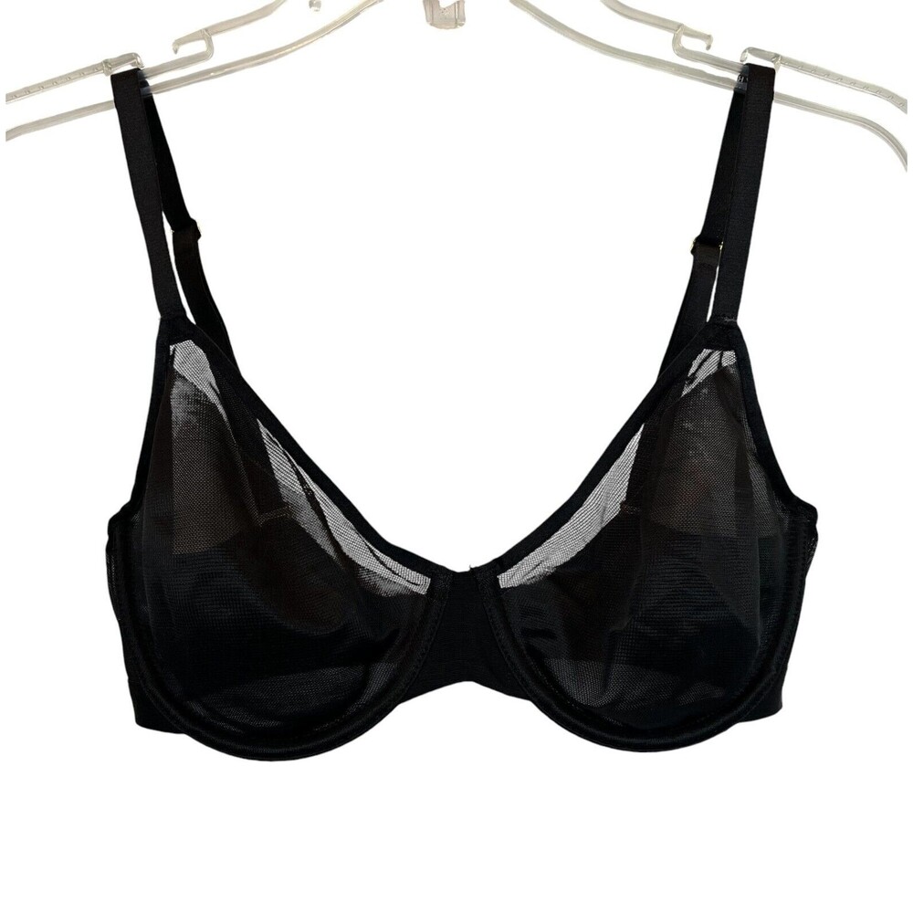Soma Black Sheer Bra